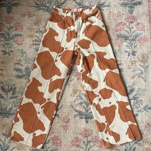 Lisa Says Gah Robyn Cow Print Jean